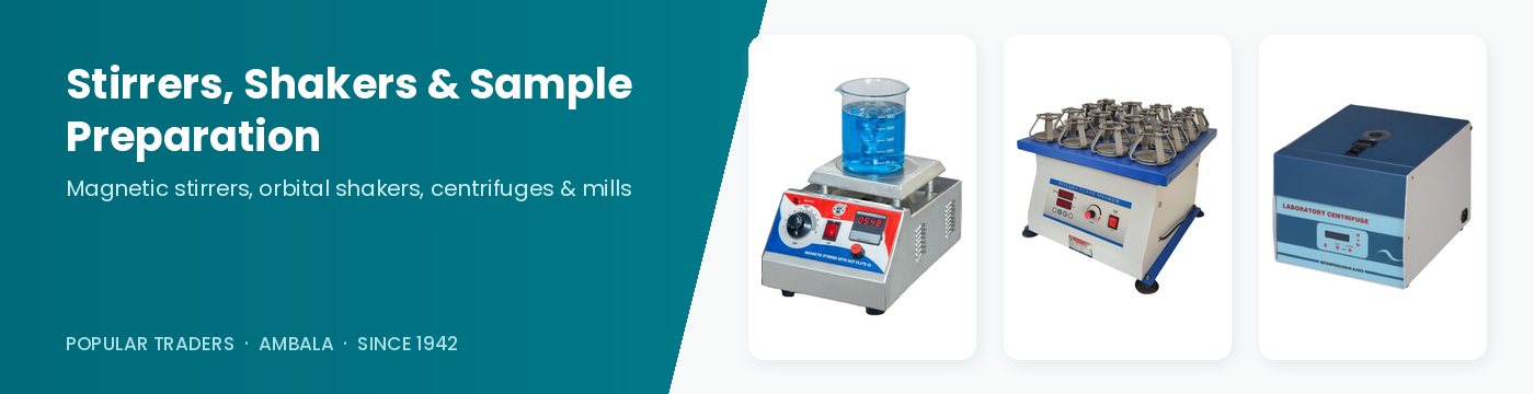 Stirrers, Shakers & Sample Preparation - Popular Traders